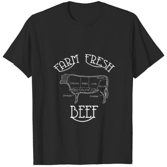 Discover Farm Fresh Beef Cut T-shirt