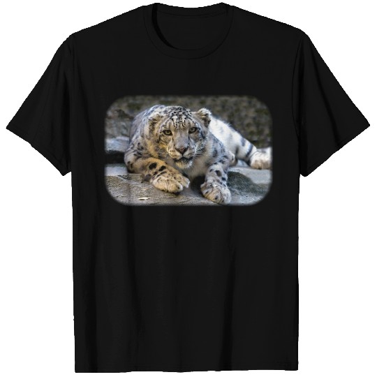 Snow Leopard the Starring Feline Cat T-shirt