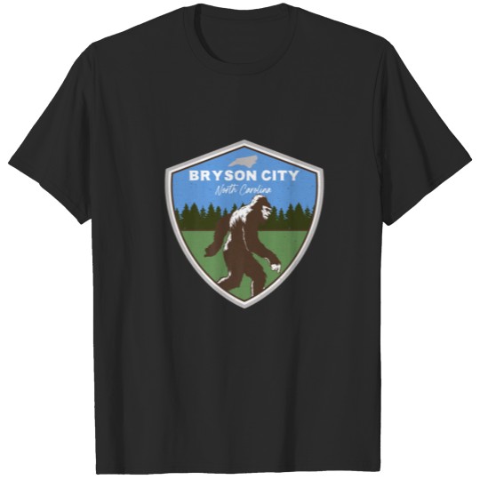 Bigfoot Sighting At Bryson City North Carolina NC T-shirt