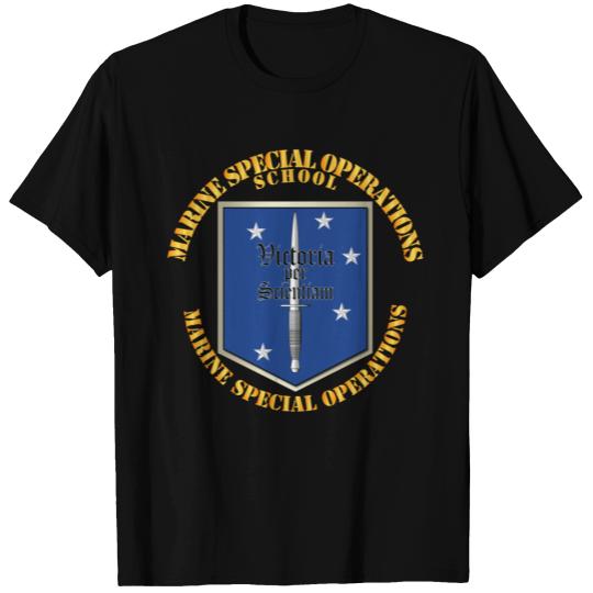 SOF - USMC Marine Special Operations Sch T-shirt