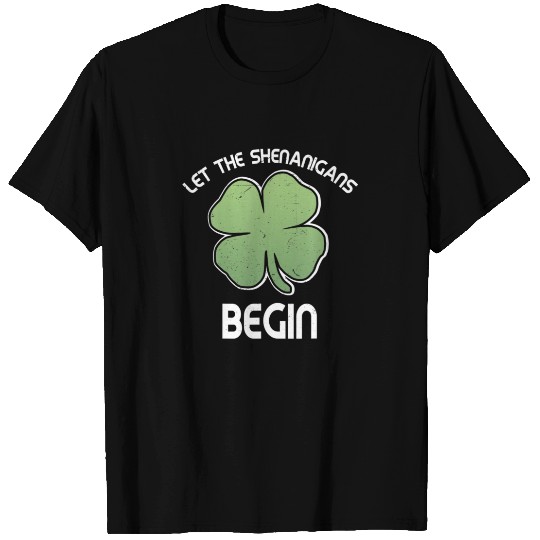 Let The Shenanigans Begin S Kids Adults St Patrick T-shirt
