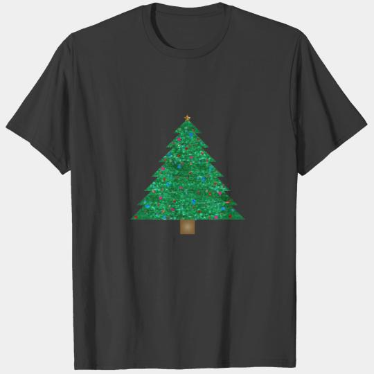 sequin christmas tree T-shirt