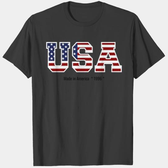 Patriotic Flag USA Made in America T-shirt