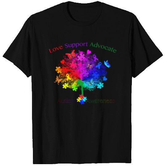 Autism Rainbow Tree T-shirt