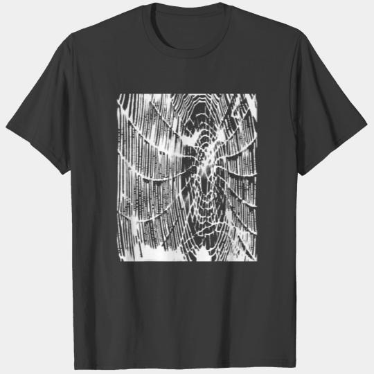 Spider Lovers | Tangled Halloween Spider Web White T-shirt