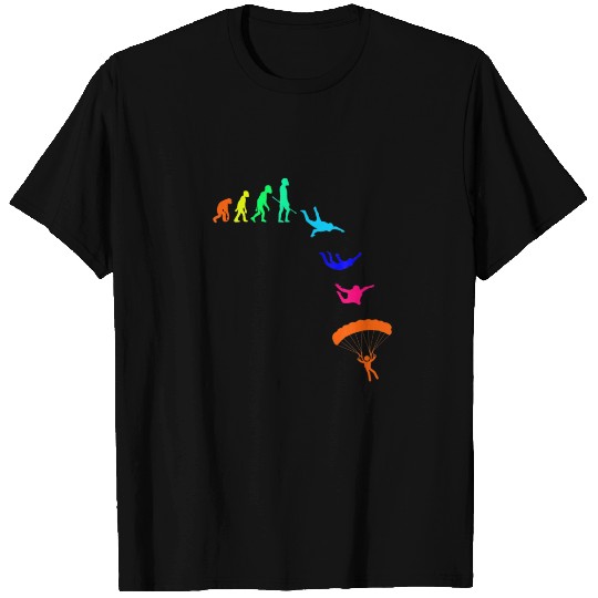 Funny Skydiving Evolution T-shirt
