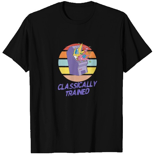 Classically Trained - Retro Vintage Gaming Gamer T-shirt