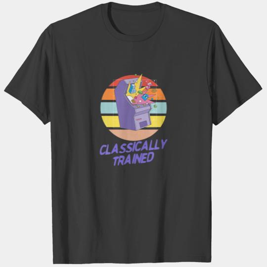 Classically Trained - Retro Vintage Gaming Gamer T-shirt