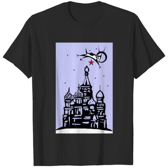 Discover Laika over Red Square T-shirt