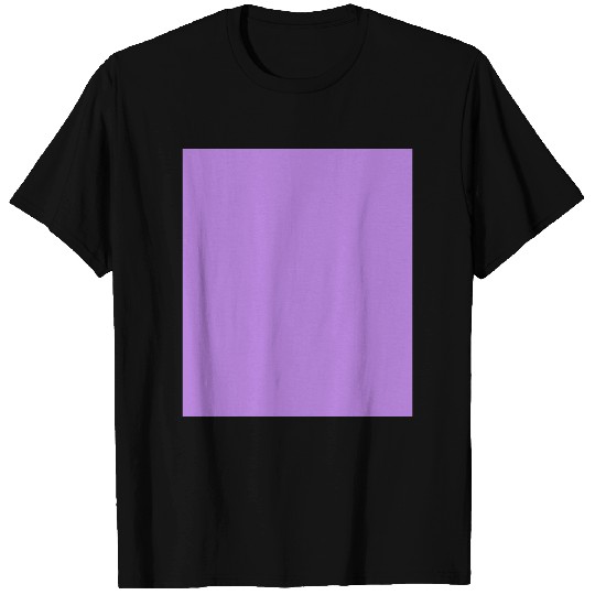 Lavender Purple Solid Color T-shirt