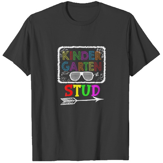 Kids Kindergarten Stud Funny Back To School T-shirt