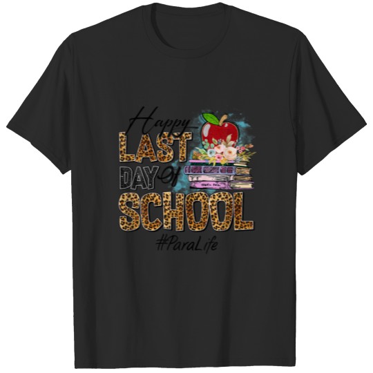 Discover Para Happy Last Day Of School Summer Leopard Outfi T-shirt
