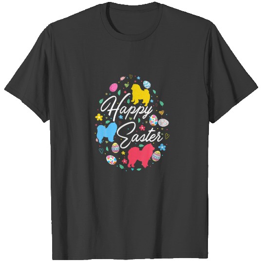 Happy Easter Cute Easter Eggs Shape Collection Cho T-shirt