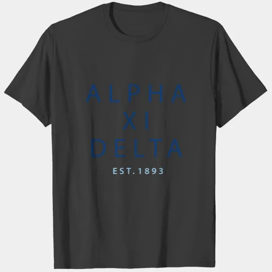 Alpha Xi Delta Modern Type Sweat T-shirt