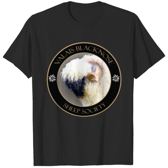 Discover Valais Blacknose Sheep Society Logo T T-shirt