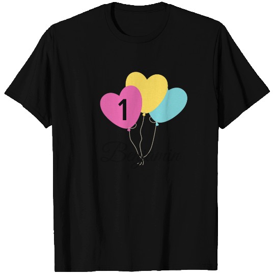 DEIN DESIGN/TEXT/PHOTO first birthday balloon T-shirt
