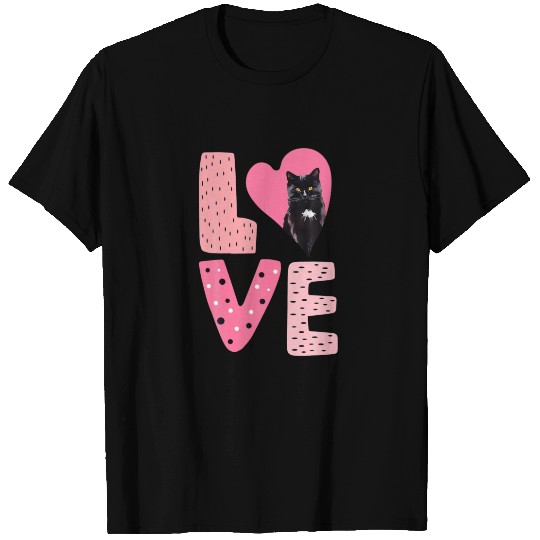 Kawaii Kitten Kitty Mom Dad Lover Art, Cute Pink S T-shirt