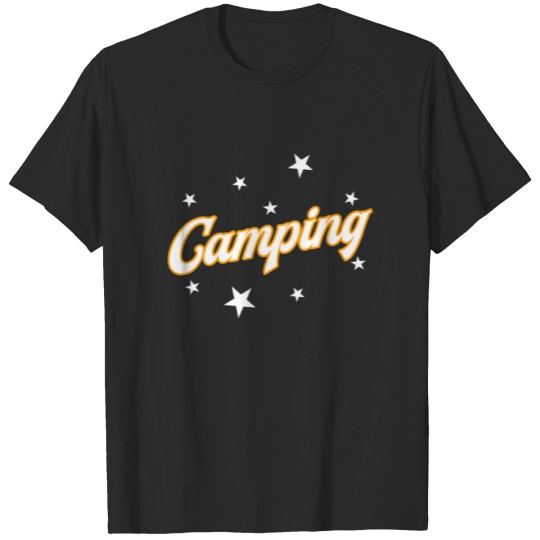 Campsite Campers For Adventurers With Stars T-shirt