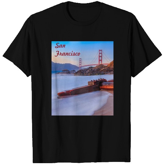 Golden Gate Bridge in San Francisco, Baker Beach Sweat T-shirt