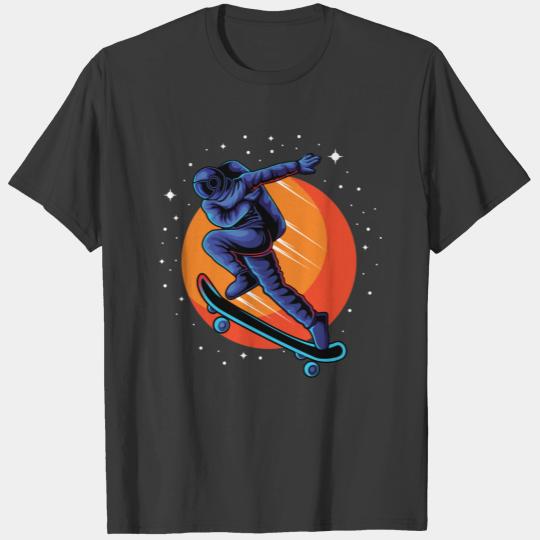 Astronaut Astro Skate Run T-shirt