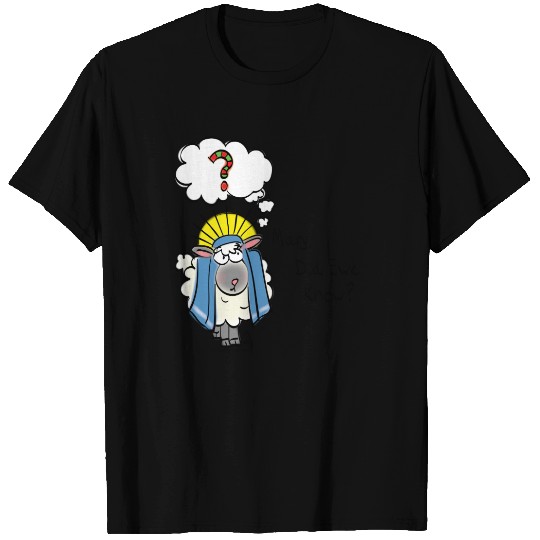 Funny Christian Christmas Cute Sheep T-shirt