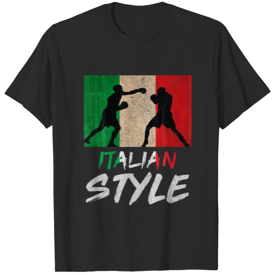Italian Boxing Style Italy Pride Boxing Mens T-shirt