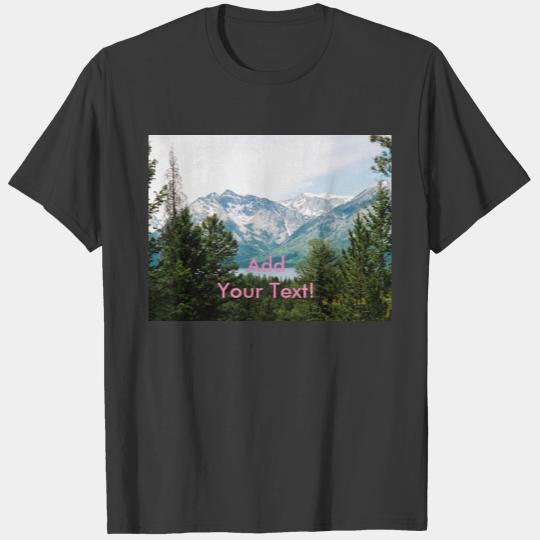 Grand Teton Range Across Jackson Lake T-shirt