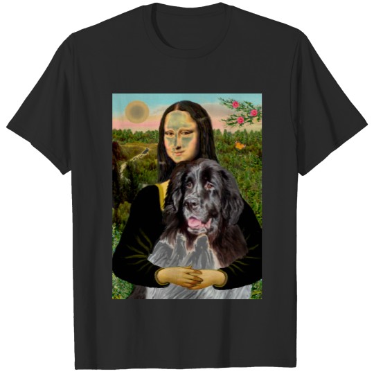 Discover Newfie (Landseer3) - Mona Lisa T-shirt