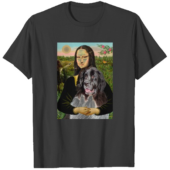 Discover Newfie (Landseer3) - Mona Lisa T-shirt