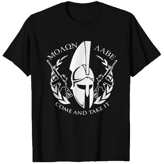 Molon Labe come and take it T-shirt
