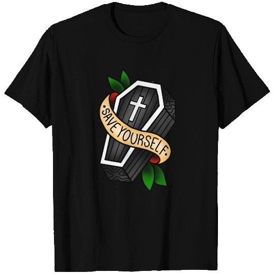 Traditional Tattoo Coffin T-shirt