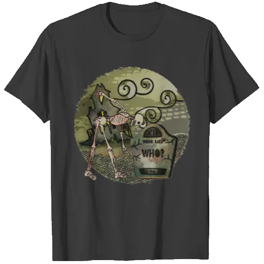 Midnight Graveyard Whimsical T-shirt