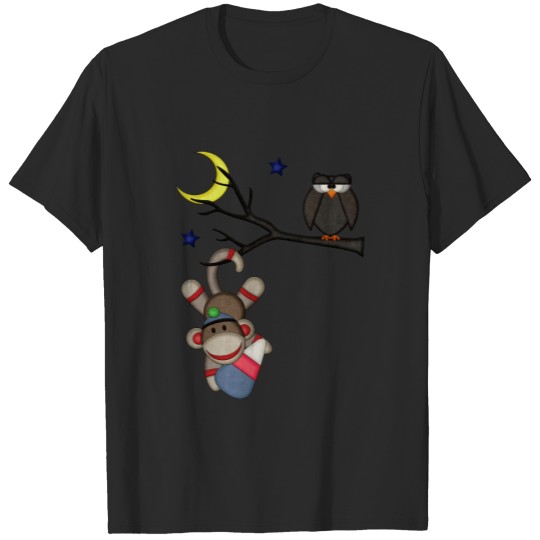 Retro Sock Monkey T-shirt