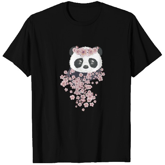 Panda face and Sakura T-shirt