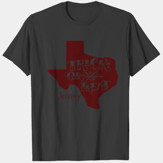 Maroon Texas Trick or Treat T-shirt