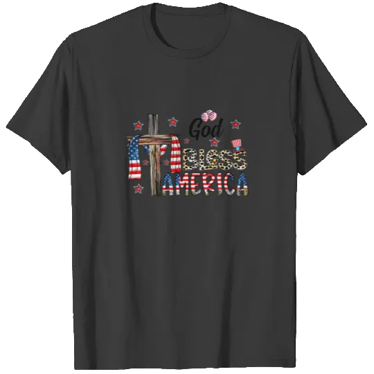 Christian 4Th Of July - God Bless America T-shirt