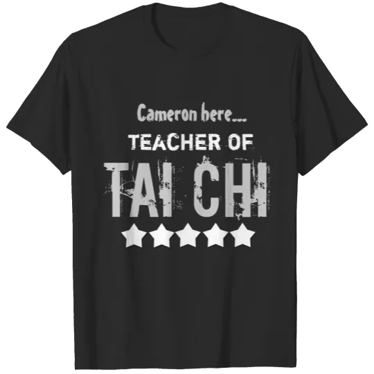 TAI CHI Teacher Stars Custom Name V10 T-shirt