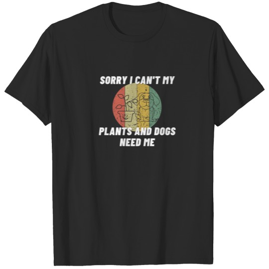 Discover Dogs And Plants Lover - Funny Gardening Gift T-shirt