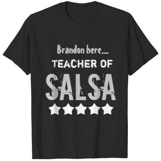 SALSA Dancing Teacher Stars Custom Name V09 T-shirt