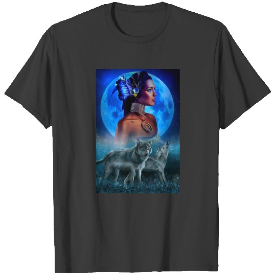 Discover girl and wolves T-shirt