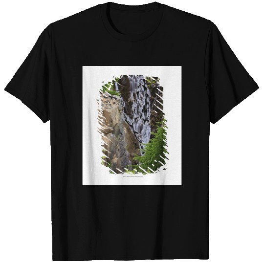 Waterfall in Mount Rainier National Park T-shirt