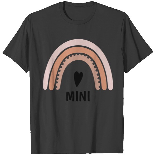 Mother's Day 'Mommy and Me' Boho Rainbow Mama/Mini T-shirt