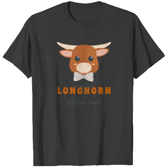 Baby Boy Longhorn Burnt Orange T-shirt