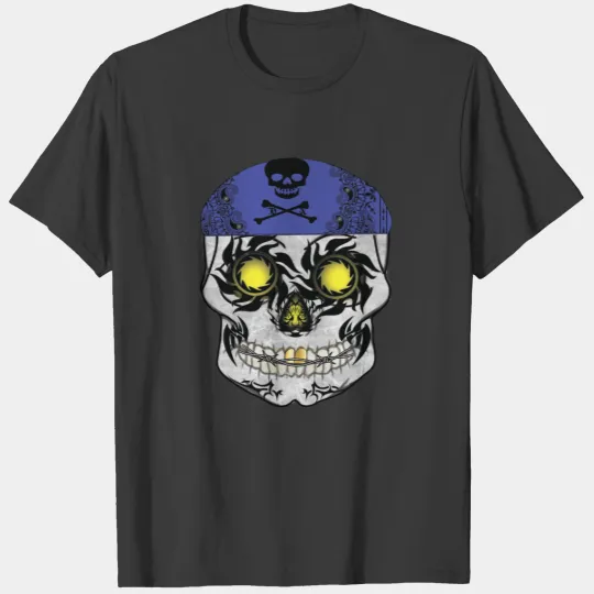 Biker Candy Skull T-shirt