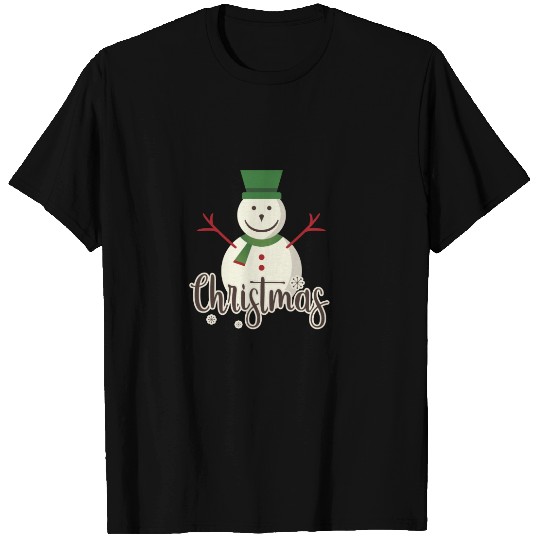 Christmas, Snowman Plus Size T-shirt