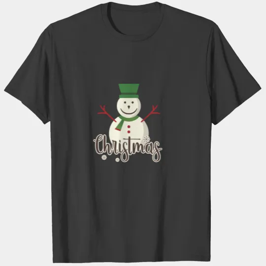 Christmas, Snowman Plus Size T-shirt