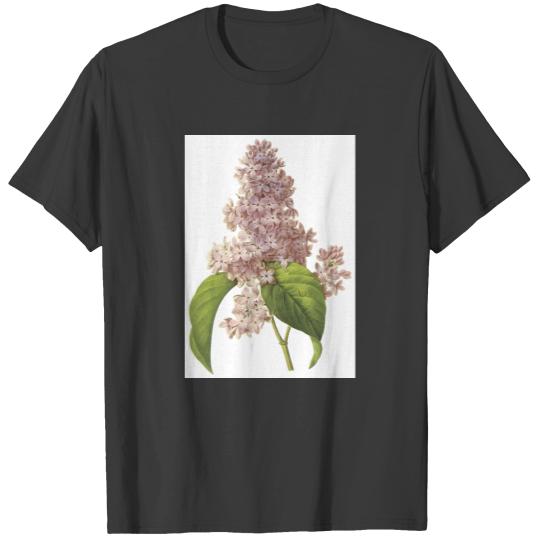 lilac(Syringa sp.) by Redouté T-shirt