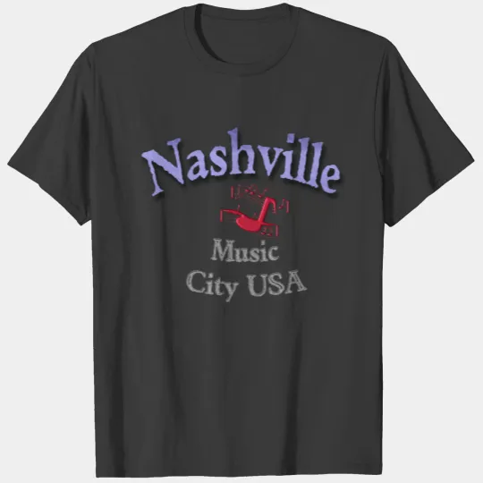Nashville Music City USA - T-shirt