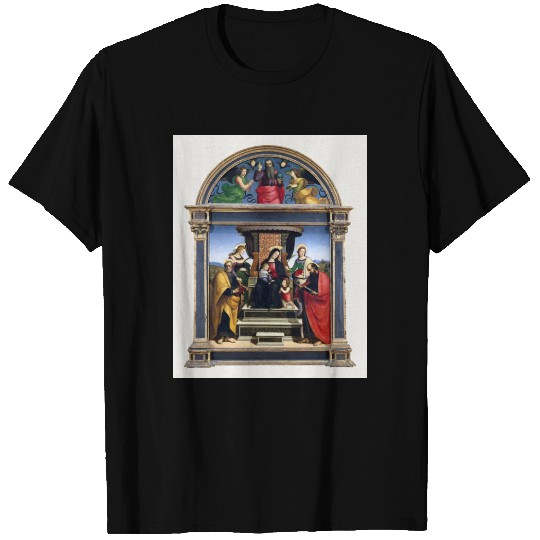 Raphael Raffaello Madonna and Child Enthroned T-shirt