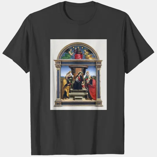 Raphael Raffaello Madonna and Child Enthroned T-shirt